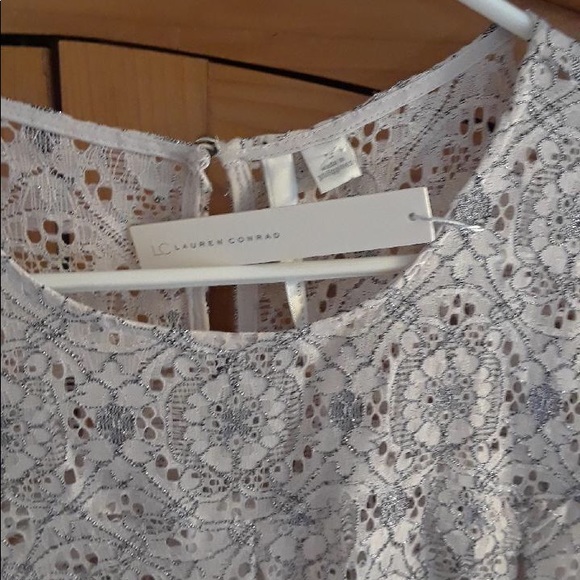 LC Lauren Conrad lace blouse - Picture 8 of 9